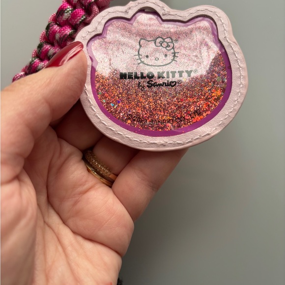 Sanrio | Miu Miu style Keyfob with licensed Hello Kitty & additional gold charms - Picture 3 of 5